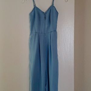Denim blue jumpsuit